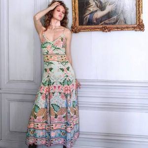 LOTUS STRAPPY DRESS IN PEACOCK